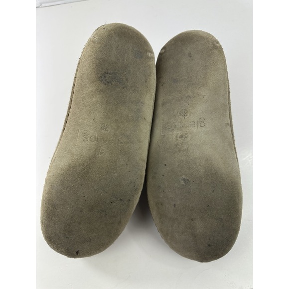 Glerups Wool Shoe W/ Leather Sole Grey Slippers EU Size 38 Equals US W 8 | M 6.5 - Picture 9 of 12